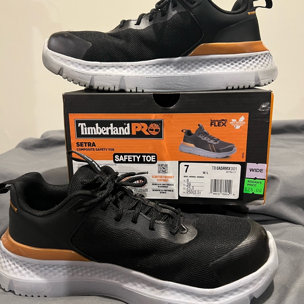 Timberland Pro Black & Gold- Safety Toe Shoes - Picture 3 of 7